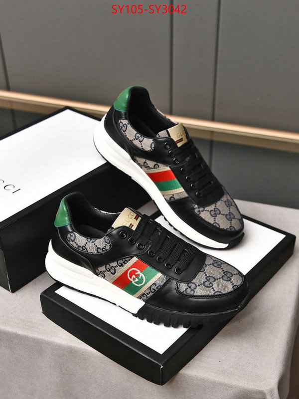 Men Shoes-Gucci where to buy replicas ID: SY3042 $: 105USD