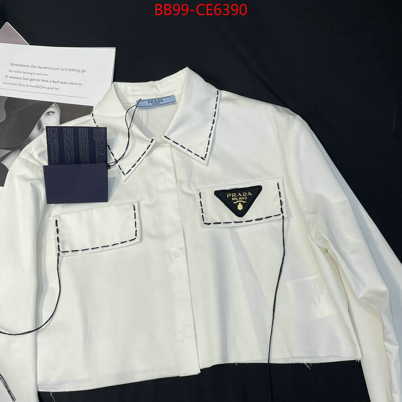 Clothing-Prada designer high replica ID: CE6390 $: 99USD