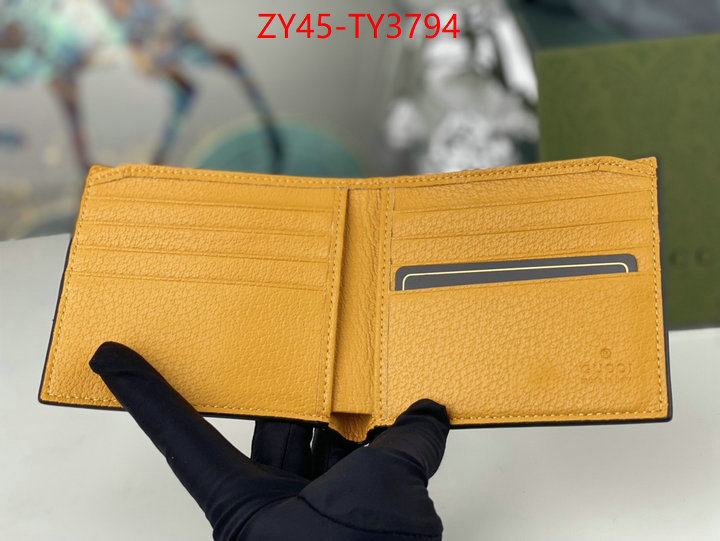 Gucci Bags(4A)-Wallet- buy best quality replica ID: TY3794 $: 45USD