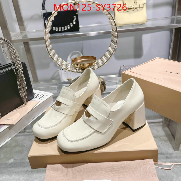 Women Shoes-Miu Miu high ID: SY3726 $: 125USD