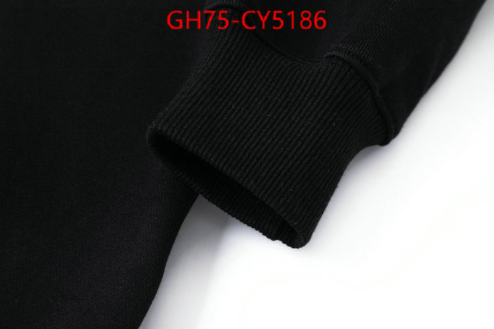 Clothing-Gucci luxury cheap ID: CY5186 $: 75USD