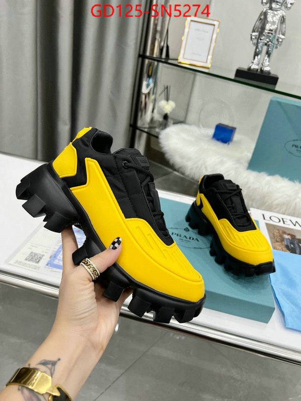 Men shoes-Prada shop designer ID: SN5274 $: 125USD