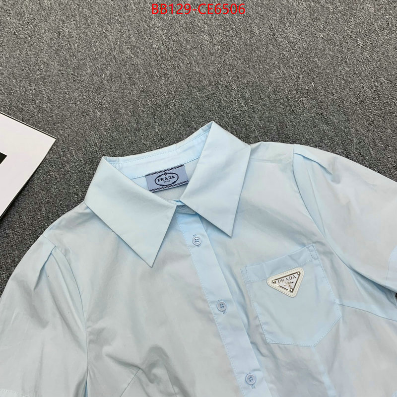 Clothing-Prada the quality replica ID: CE6506 $: 129USD