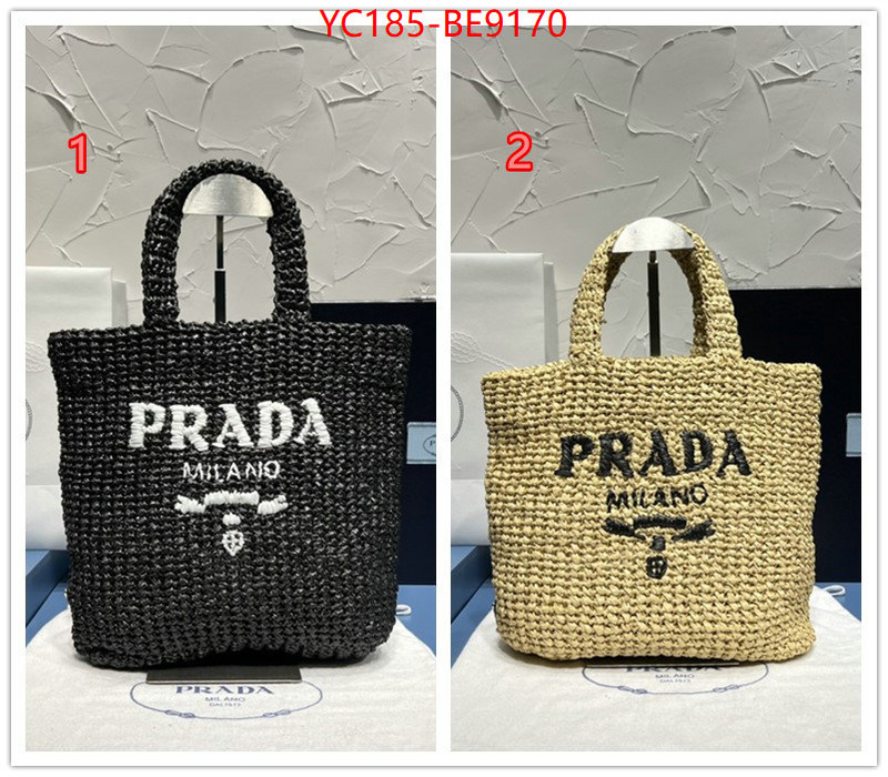 Prada Bags (TOP)-Handbag- shop ID: BE9170 $: 185USD