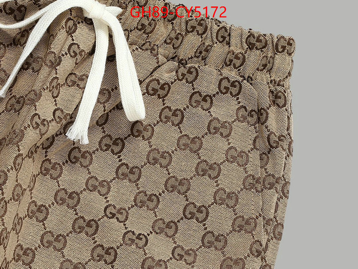 Clothing-Gucci luxury cheap ID: CY5172 $: 89USD