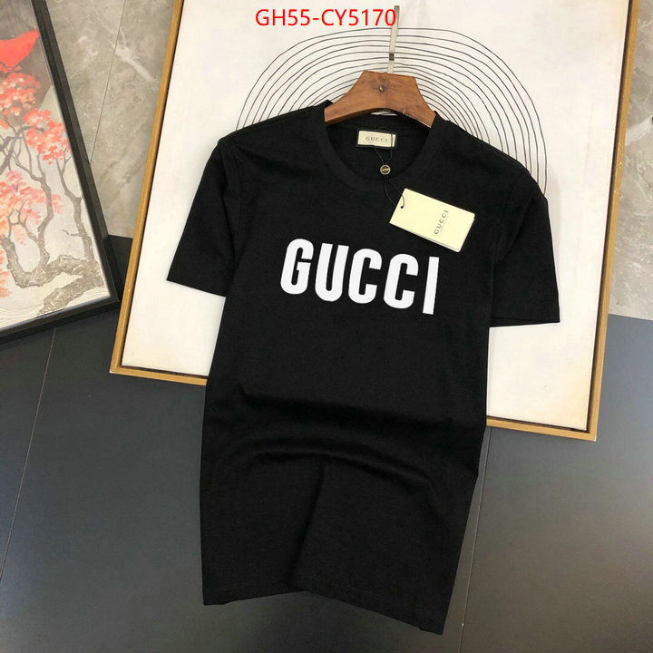 Clothing-Gucci luxury fashion replica designers ID: CY5170 $: 55USD