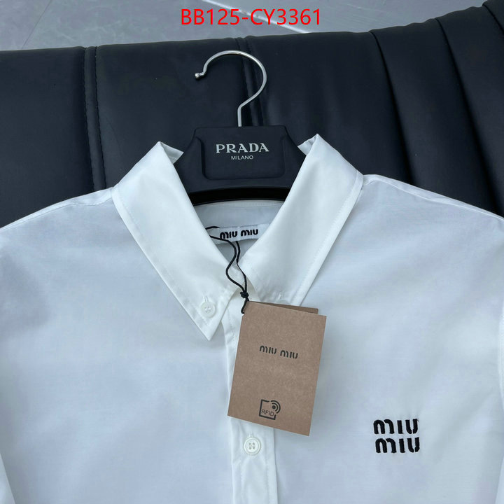 Clothing-MIU MIU fake designer ID: CY3361 $: 125USD