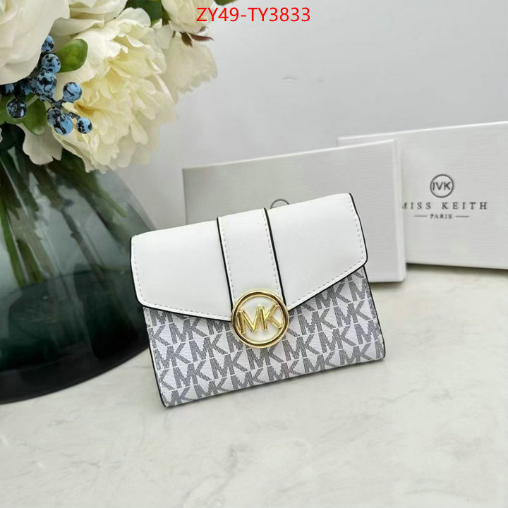 Michael Kors Bags(4A)-Wallet top fake designer ID: TY3833 $: 49USD