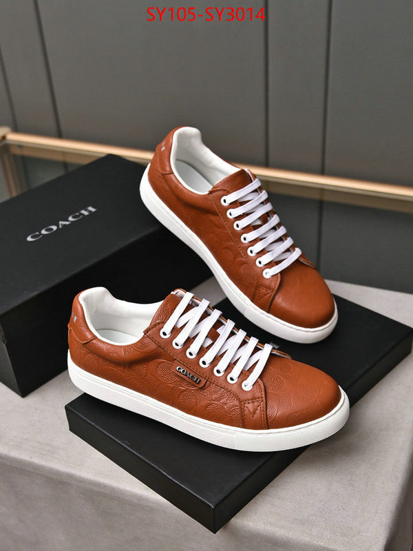 Men Shoes-Coach sellers online ID: SY3014 $: 105USD