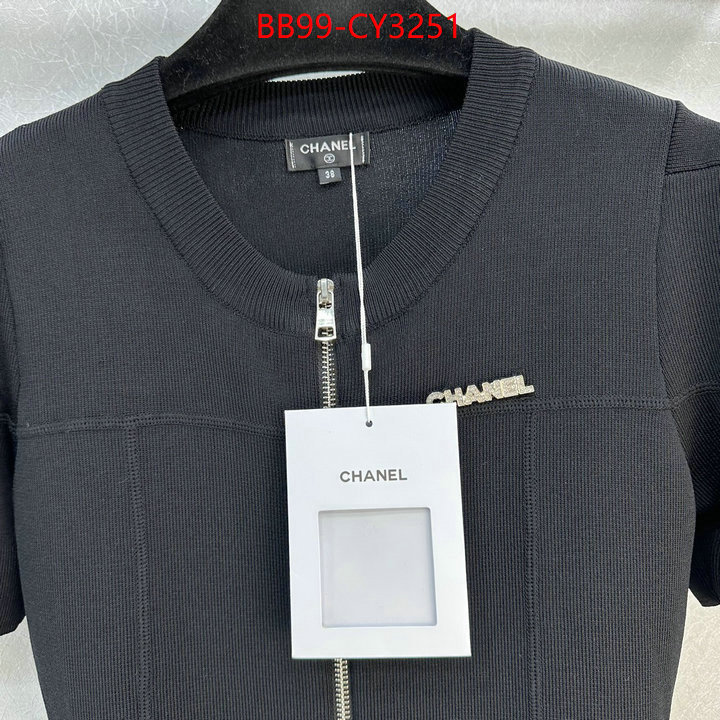 Clothing-Chanel buy cheap replica ID: CY3251 $: 99USD