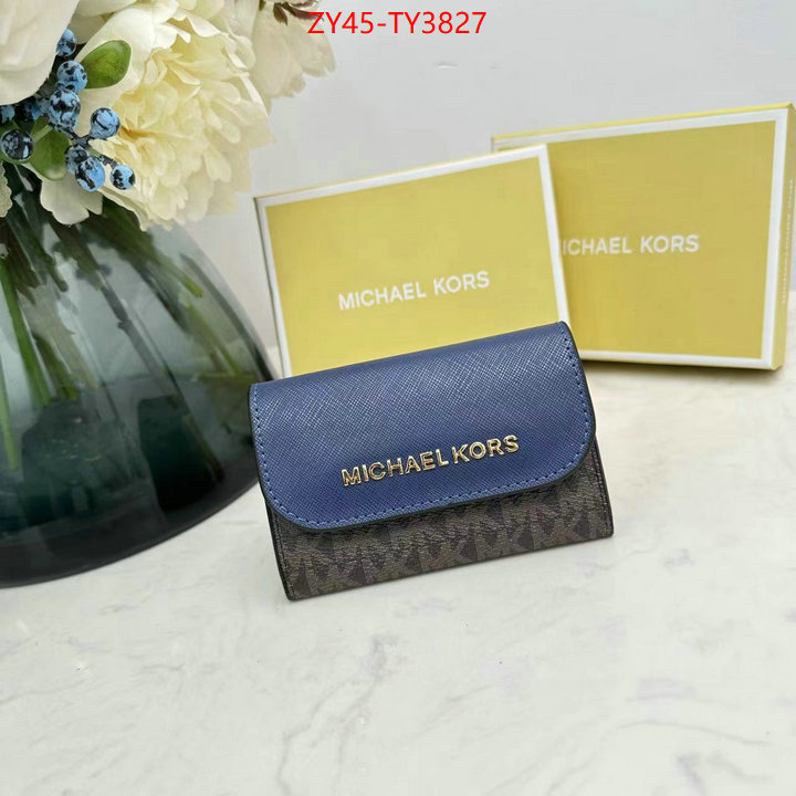 Michael Kors Bags(4A)-Wallet shop ID: TY3827 $: 45USD