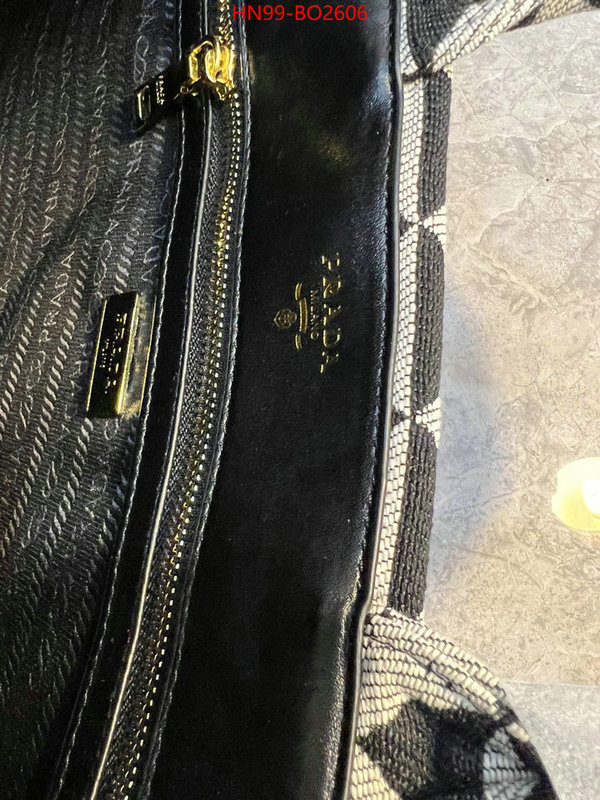 Prada Bags (4A)-Handbag- replica sale online ID: BO2606 $: 99USD