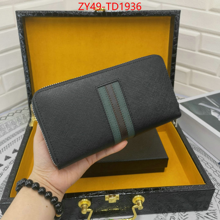 Prada Bags (4A)-Wallet luxury fashion replica designers ID: TD1936 $: 49USD