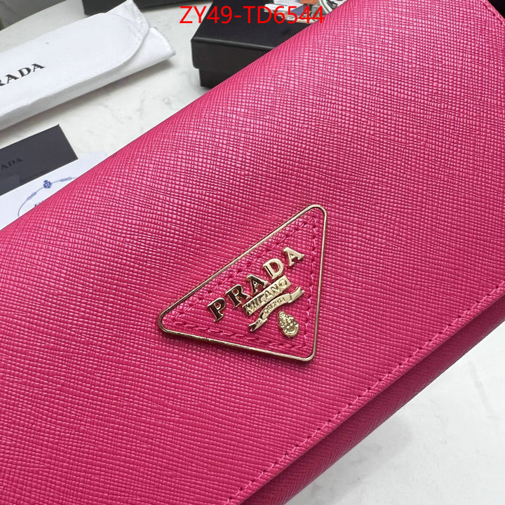 Prada Bags (4A)-Wallet replica best ID: TD6544 $: 49USD