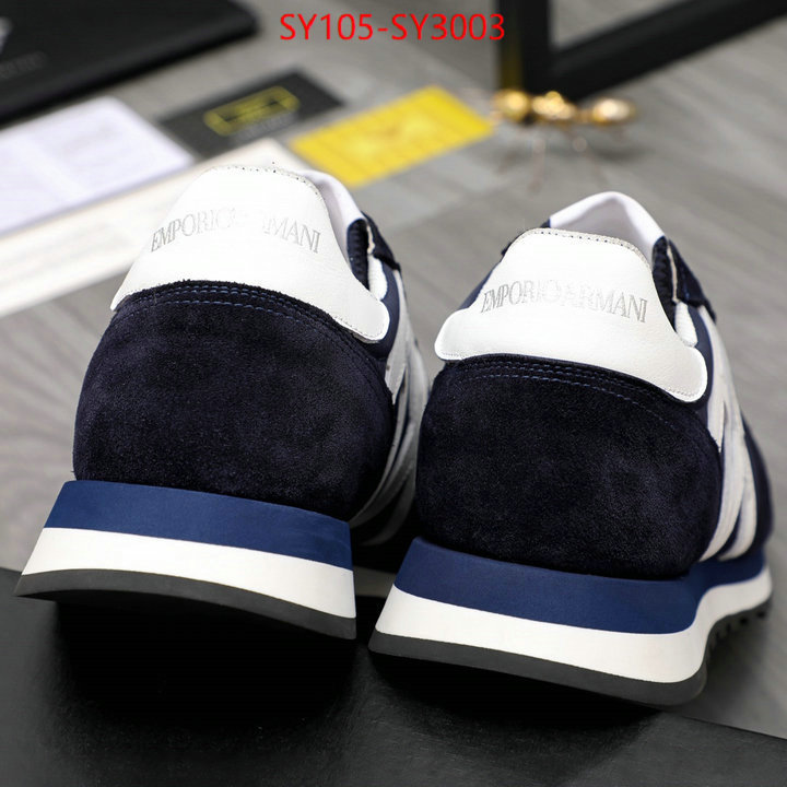 Men shoes-Armani first copy ID: SY3003 $: 105USD