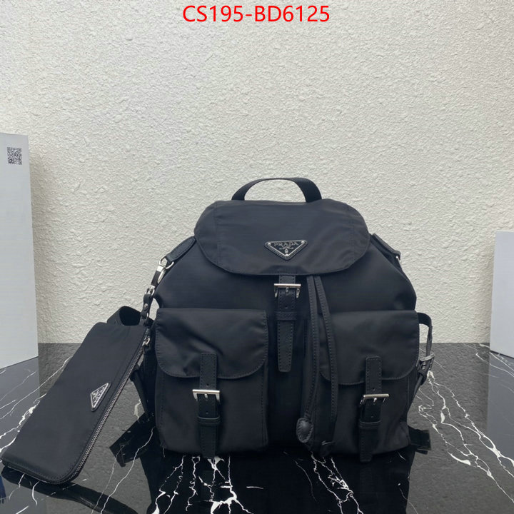 Prada Bags (TOP)-Backpack- high quality online ID: BD6125 $: 195USD