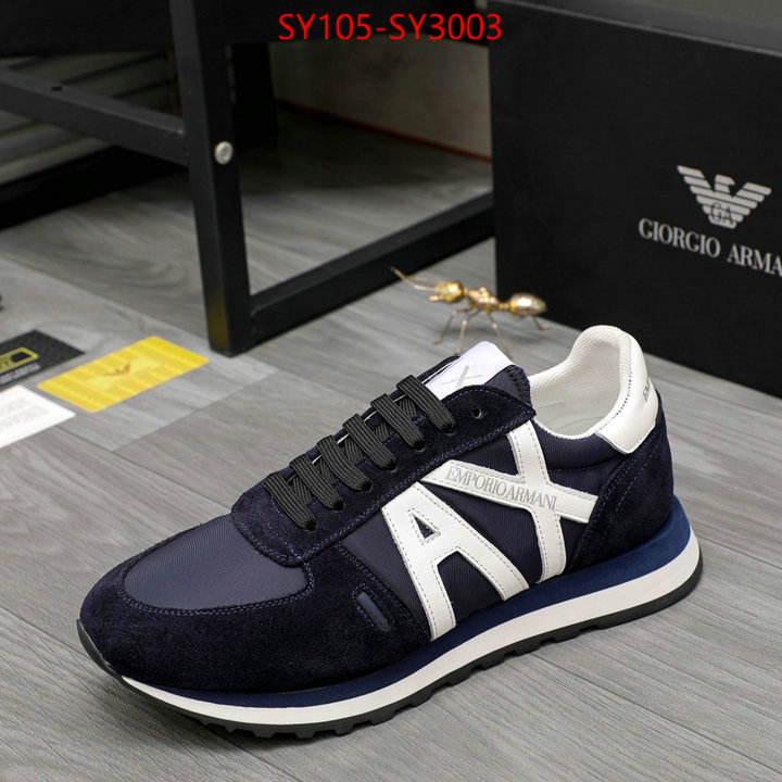 Men shoes-Armani first copy ID: SY3003 $: 105USD