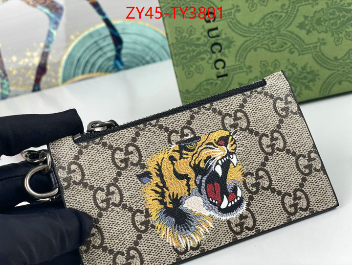 Gucci Bags(4A)-Wallet- what best designer replicas ID: TY3801 $: 45USD