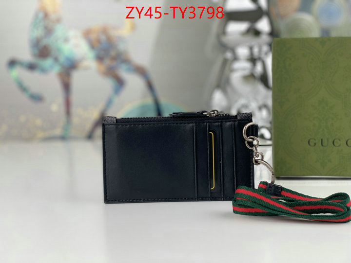 Gucci Bags(4A)-Wallet- new designer replica ID: TY3798 $: 45USD