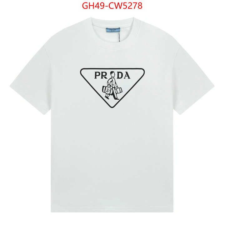 Clothing-Prada mirror quality ID: CW5278 $: 49USD