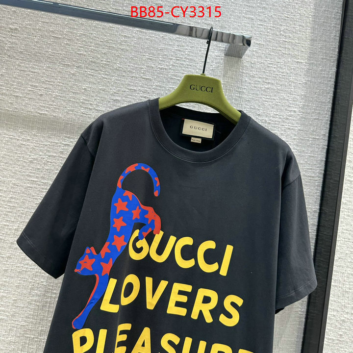 Clothing-Gucci 7 star quality designer replica ID: CY3315 $: 85USD