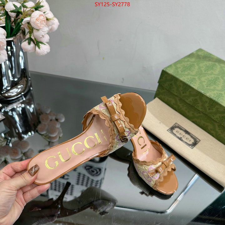 Women Shoes-Gucci replica 2023 perfect luxury ID: SY2778 $: 125USD