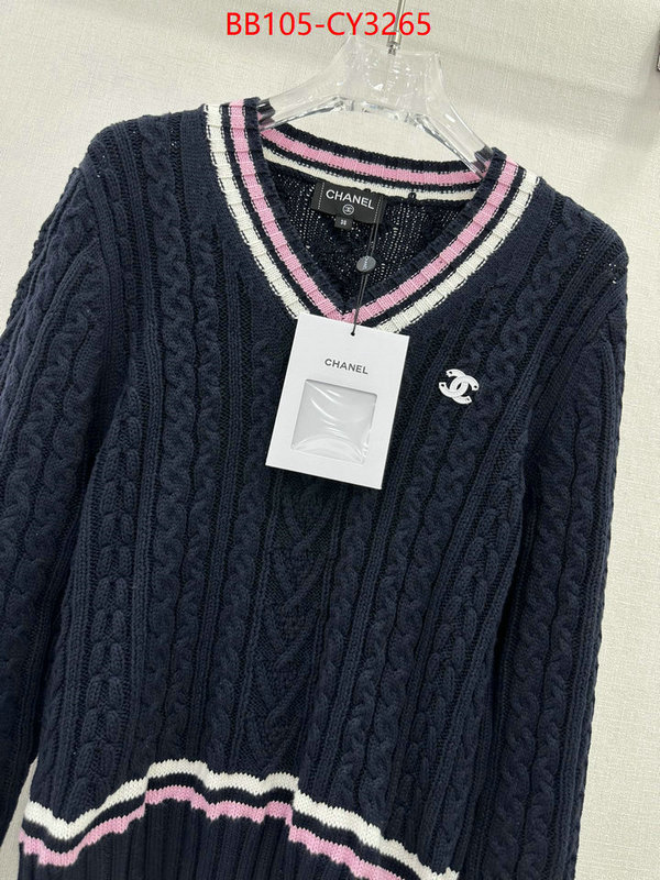 Clothing-Chanel where to buy fakes ID: CY3265 $: 105USD