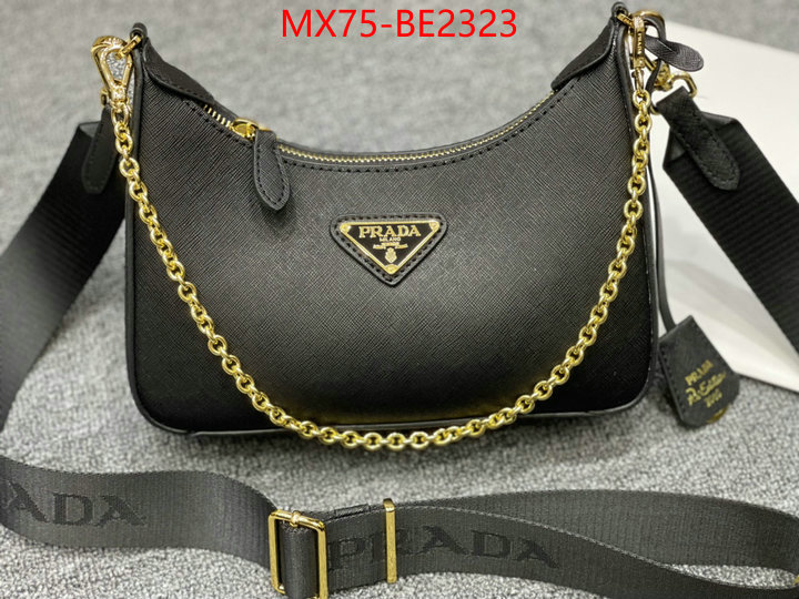 Prada Bags (4A)-Re-Edition 2000 for sale cheap now ID: BE2323 $: 75USD