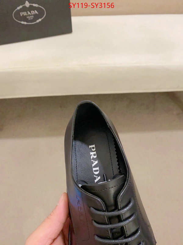 Men shoes-Prada aaaaa+ replica designer ID: SY3156 $: 119USD