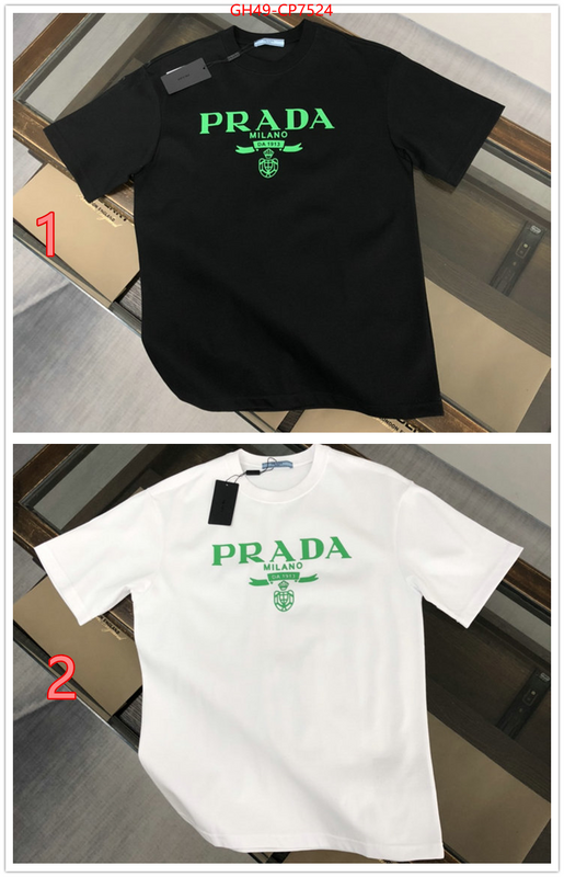 Clothing-Prada replica how can you ID: CP7524 $: 49USD