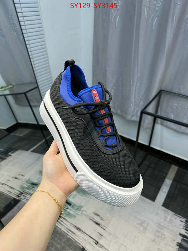 Men shoes-Prada outlet sale store ID: SY3145 $: 129USD