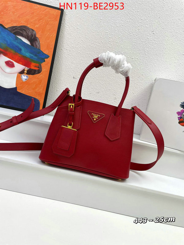 Prada Bags (4A)-Handbag- what is a 1:1 replica ID: BE2953 $: 119USD