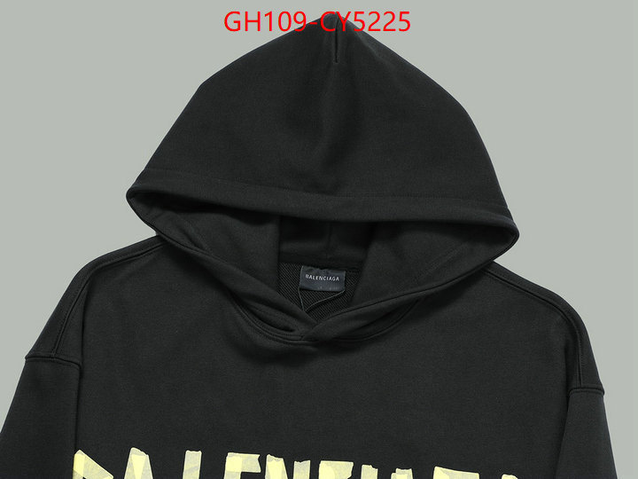 Clothing-Balenciaga designer fashion replica ID: CY5225 $: 109USD