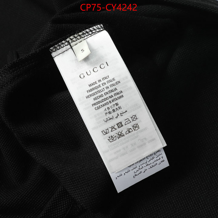 Clothing-Gucci from china ID: CY4242 $: 75USD