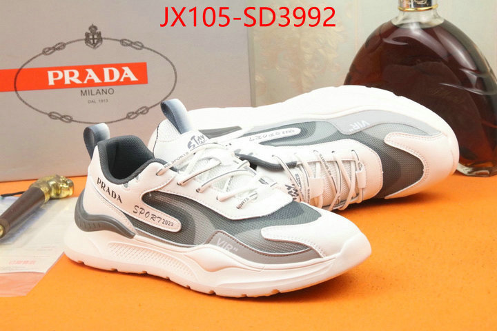 Men shoes-Prada aaaaa class replica ID: SD3992 $: 105USD