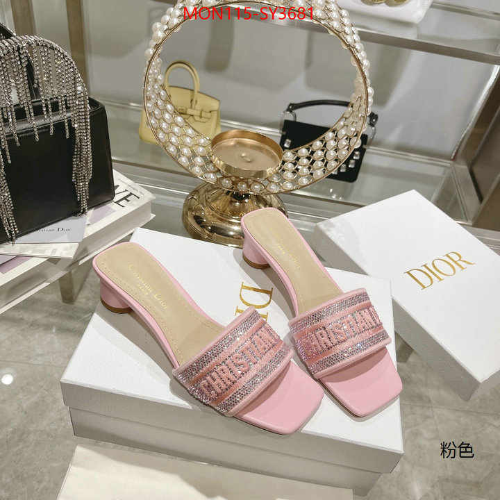 Women Shoes-Dior where should i buy to receive ID: SY3681 $: 115USD