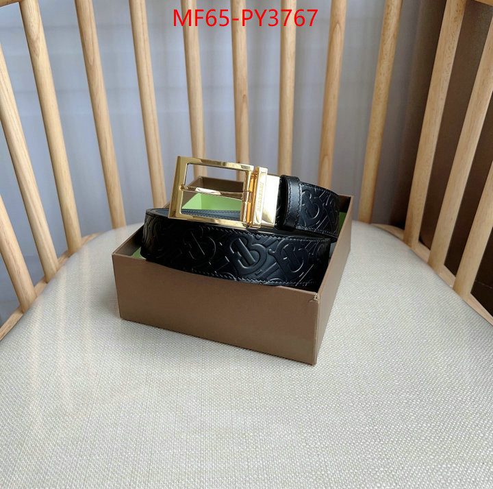 Belts-Burberry top grade ID: PY3767 $: 65USD