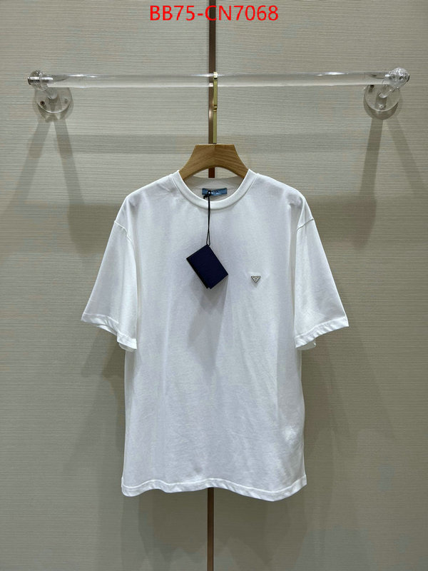 Clothing-Prada top 1:1 replica ID: CN7068 $: 75USD