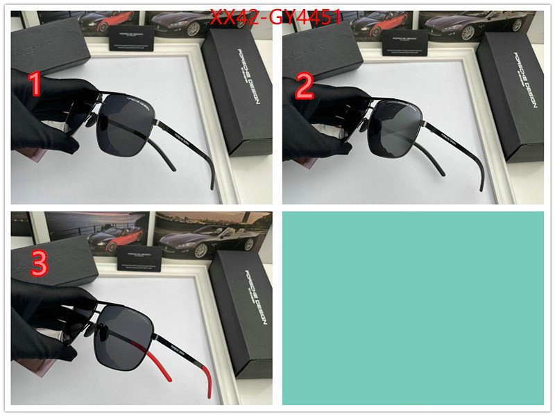 Glasses-Porsche aaaaa quality replica ID: GY4451 $: 42USD