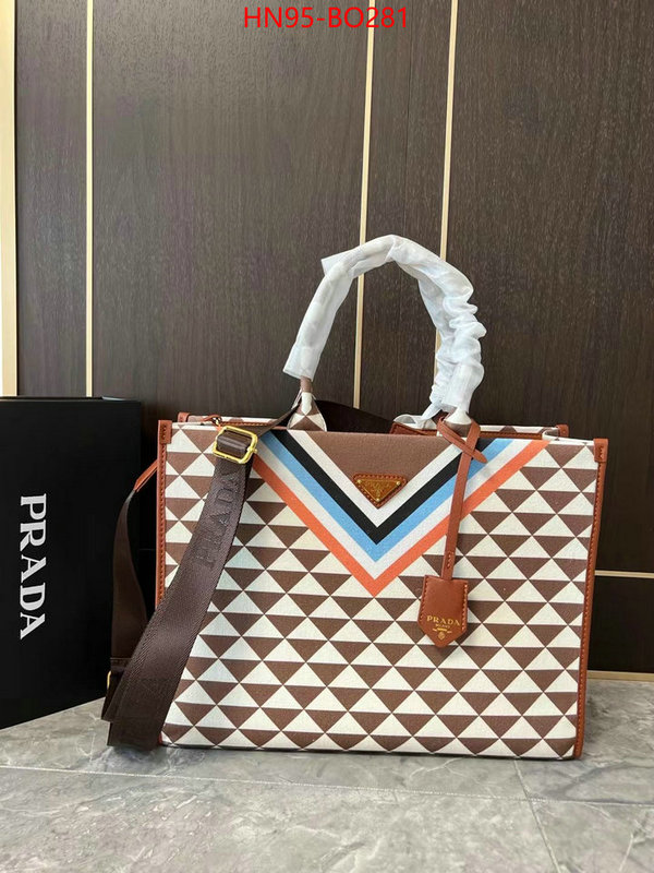 Prada Bags (4A)-Handbag- high quality perfect ID: BO281 $: 95USD