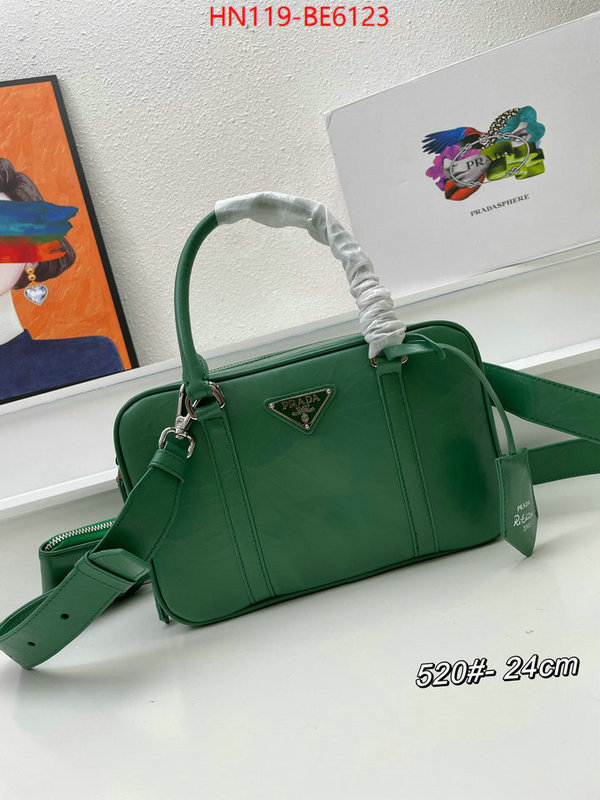 Prada Bags (4A)-Handbag- shop the best high authentic quality replica ID: BE6123 $: 119USD