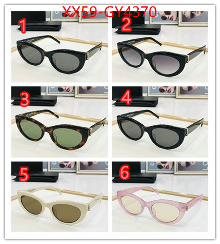 Glasses-YSL brand designer replica ID: GY4370 $: 59USD