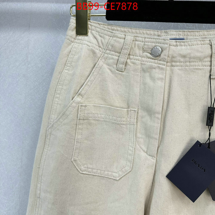 Clothing-Prada cheap replica designer ID: CE7878 $: 99USD