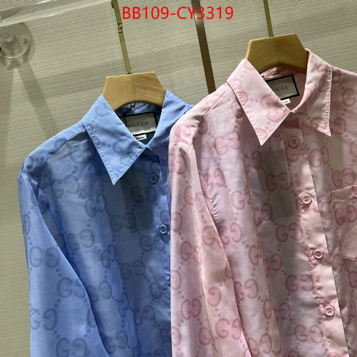 Clothing-Gucci sellers online ID: CY3319 $: 109USD