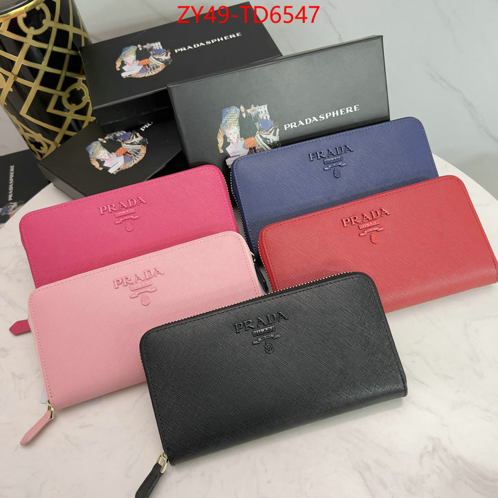 Prada Bags (4A)-Wallet aaaaa replica ID: TD6547 $: 49USD