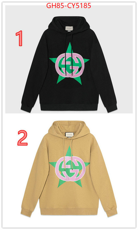 Clothing-Gucci first copy ID: CY5185 $: 85USD