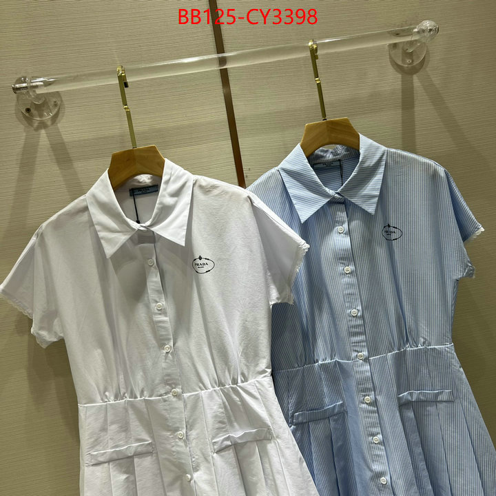 Clothing-Prada where to buy replicas ID: CY3398 $: 125USD