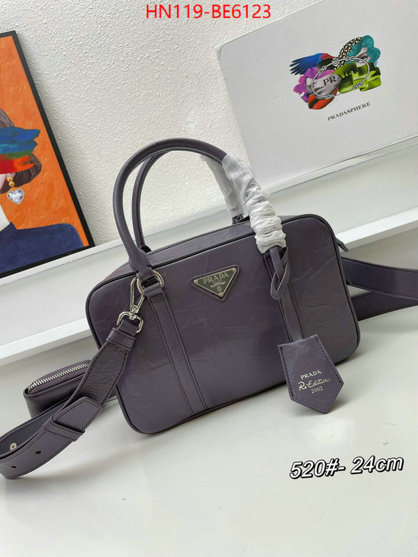 Prada Bags (4A)-Handbag- shop the best high authentic quality replica ID: BE6123 $: 119USD