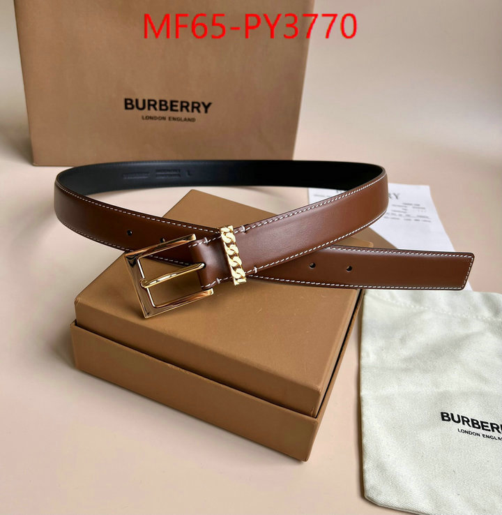 Belts-Burberry aaaaa+ replica ID: PY3770 $: 65USD