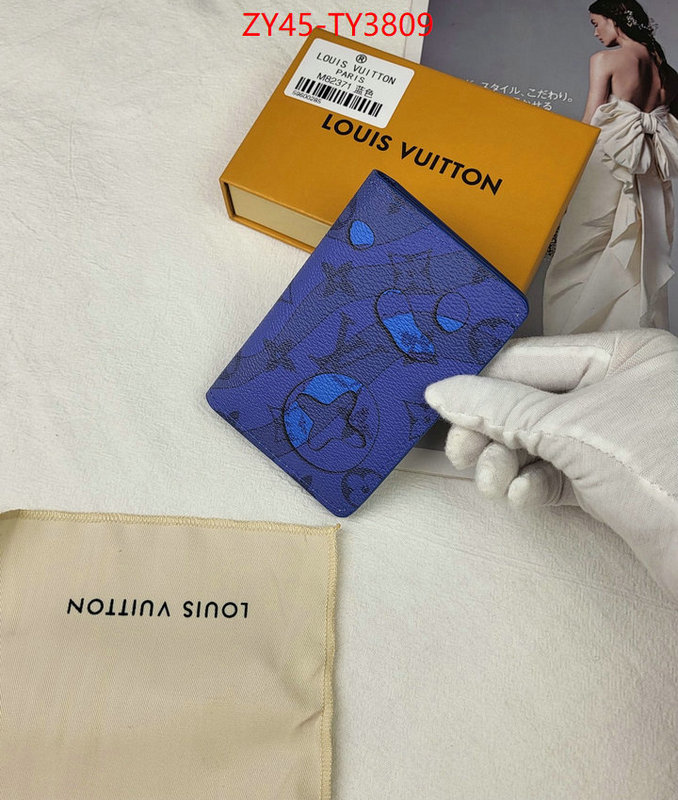 LV Bags(4A)-Wallet knockoff ID: TY3809 $: 45USD